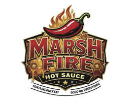 GOOD ON EVERYTHING MARSH FIRE HOT SAUCE CONTAINS DUCK FAT