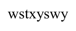 WSTXYSWY