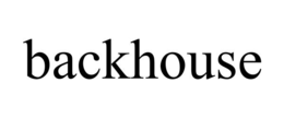 BACKHOUSE