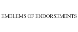 EMBLEMS OF ENDORSEMENTS
