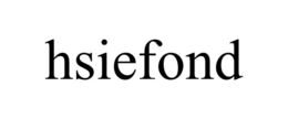 HSIEFOND