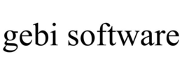 GEBI SOFTWARE