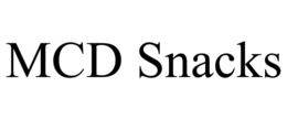 MCD SNACKS